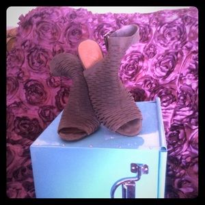 Charcoal Vince Camuto booties